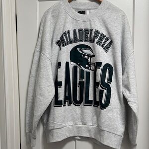Philadelphia Eagles Gray Gameday Couture Sweatshirt